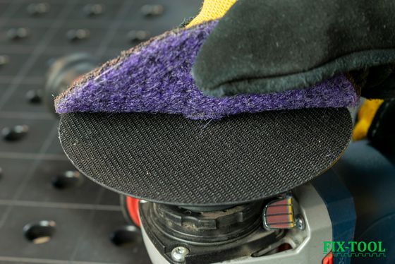 Скотч-брайт Bosch круг бордовый SCM 125 мм Medium №3 Скотч-брайт Bosch круг бордовый SCM 125 мм Medium №3