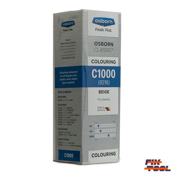 Паста полировальная Osborn C1000 бежевая 1000г №3