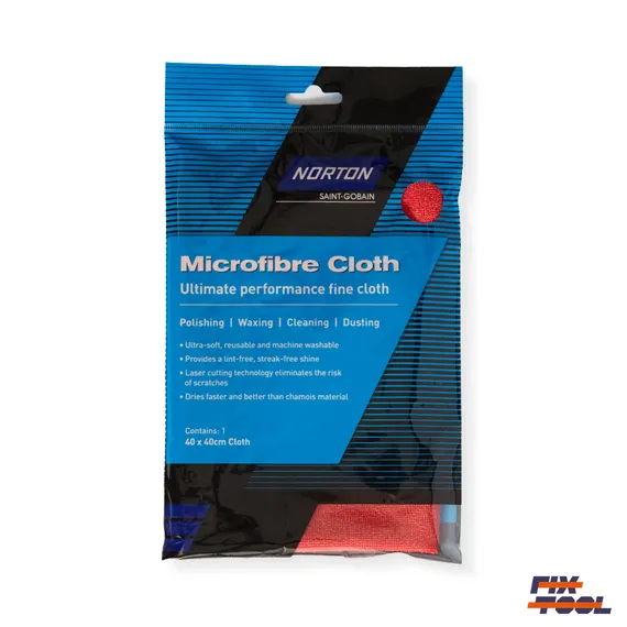 Микрофибровая салфетка NORTON красная