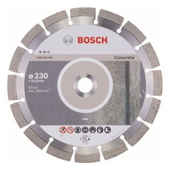 Алмазный диск Bosch Expert for Concrete 230х22,23 мм 2608602559