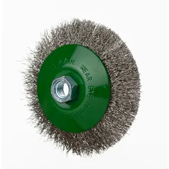 Щетка коническая Fix Inox 125 x 12 мм M14 ворс нержавеющая сталь