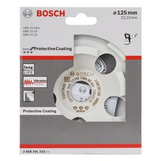 Алмазная шлифовальная чашка 125 мм Bosch 2608201232 №2