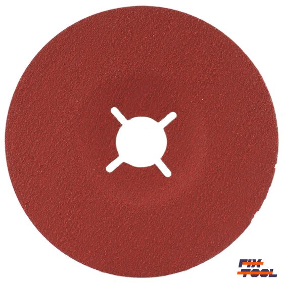 Круг фибровый 125 мм x 22 мм P120 TAF керамика - 25 шт/уп №4 Круг фибровый 125 мм x 22 мм P120 TAF керамика - 25 шт/уп №4