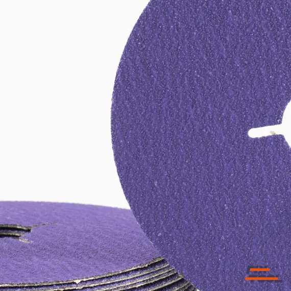 Круг фибровый Bora 9 P80 125 крупным планом