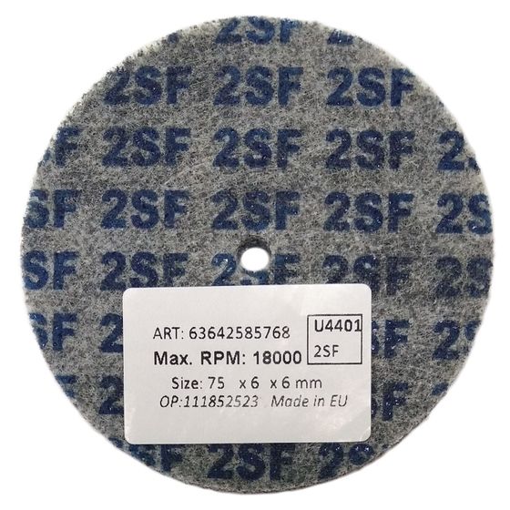 Круг прессованный нетканый Norton BearTex Rapid Blend 76x6x6 мм NEX-2SF №3