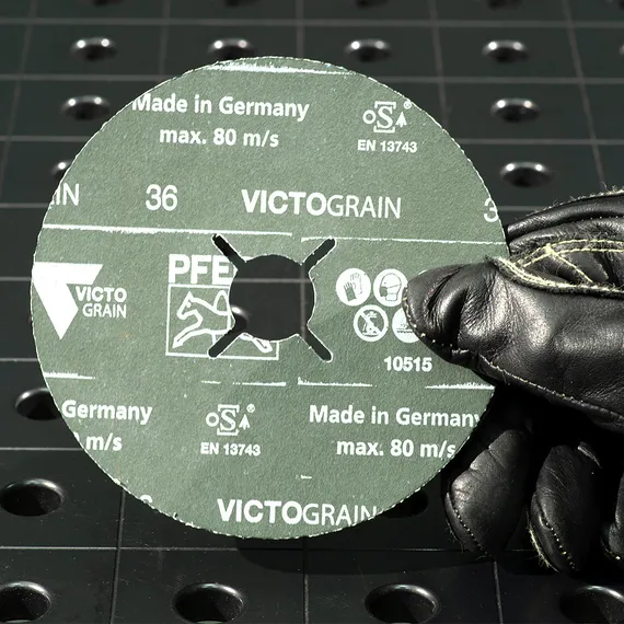 Круг фибровый PFERD FS 125x22 Р36 VICTOGRAIN-COOL сделано в Германии