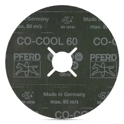 Круг фибровый PFERD FS 125x22 мм CO-COOL Р60 - 25 шт/уп
