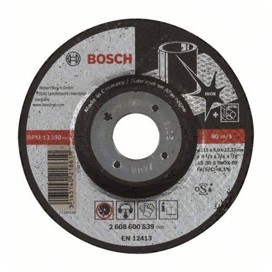 Зачистной круг Bosch Expert for INOX 115 x 6 мм №1