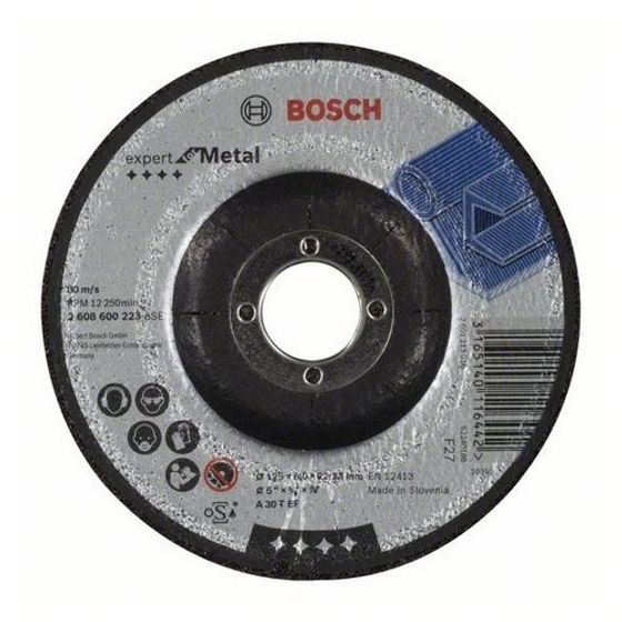 Зачистной круг Bosch Expert for Metal 125х6х22,23 мм 2608600223