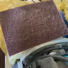 Скотч брайт лист бордовый 158 мм x 224 мм Fix-Tool Medium P120