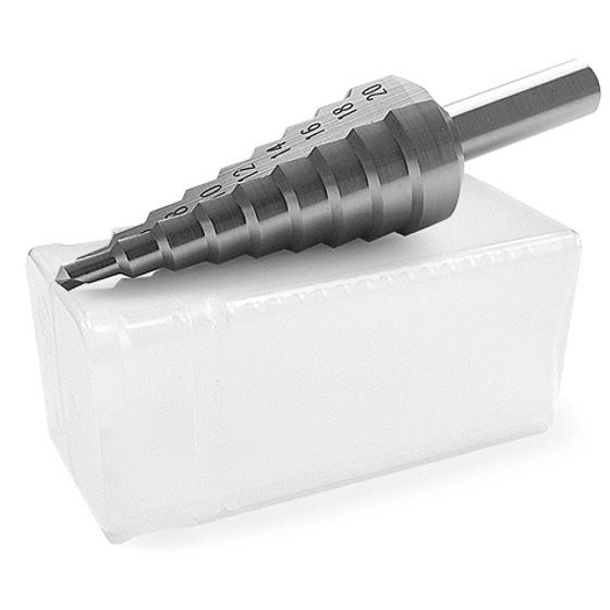 Ступенчатое сверло Messer-Optima 4-20 мм 9 ступеней №2