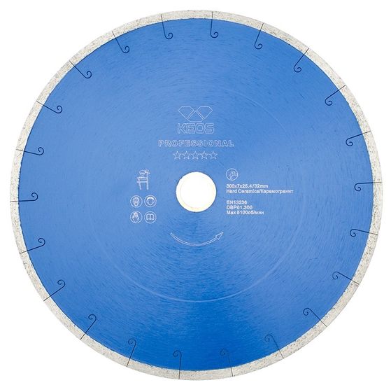 Алмазный диск KEOS Professional 300х32/25,4 мм по керамограниту