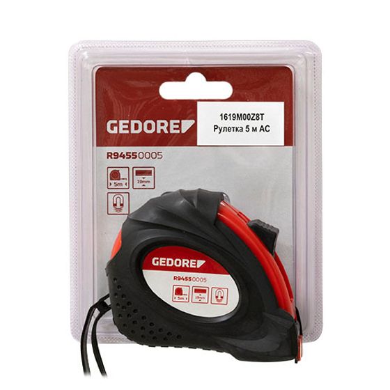 Рулетка измерительная GEDORE RED 5 м подарок №1
