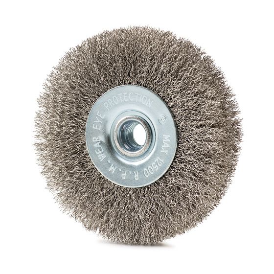 Щетка дисковая FIX-INOX М14 0,3x115 мм пучки нержавеющая сталь №2