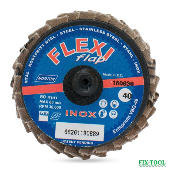 Лепестковые гибкие круги Norton FLEXIFLAP TR 50 мм P40 №1