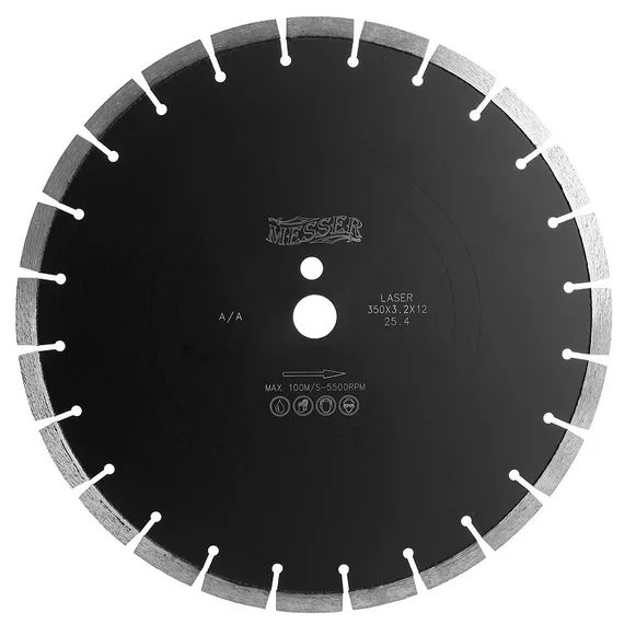 Алмазный диск по асфальту 500х25,4 мм MESSER A/A