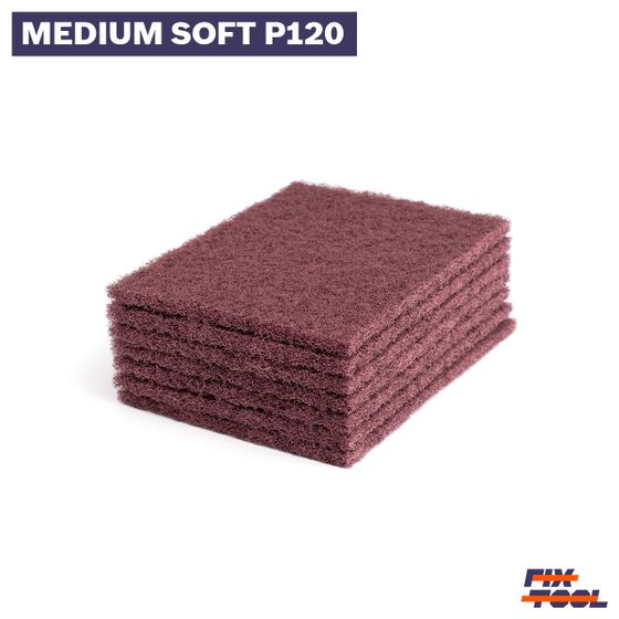 Набор листов скотч брайт Fix-Tool №6 Medium Soft и Very Fine Soft №4