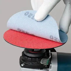 Шлифовальный круг на липучке Fix-Tool, d125 мм, P120, на пленочной основе (FILM), 100 шт/упак.