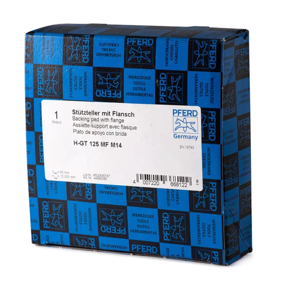 Оправка для фибровых кругов H-GT 125 MF M14 PFERD в упаковке