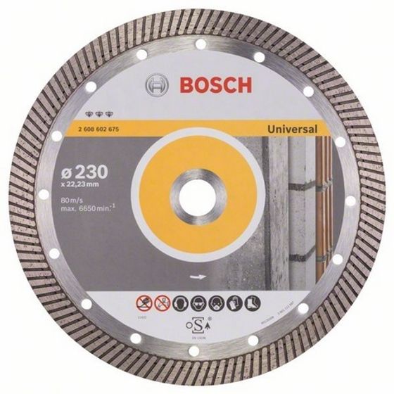 Алмазный диск Bosch Best for Universal Turbo 230х22,23 мм. 2608602675