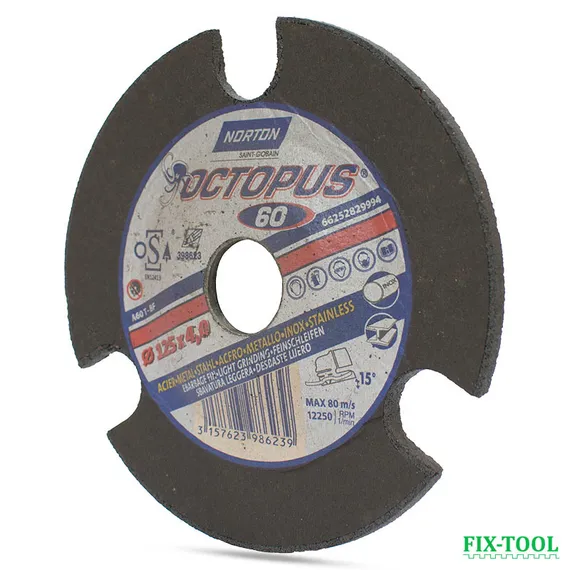 Norton Octopus 125 мм Р60, 66252829994