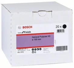 Скотч брайт Bosch круг зеленый 150 мм Velcro General Purpose