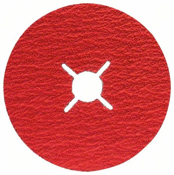 Фибровый круг Bosch 125 мм P60 для обработки нержавеющей стали