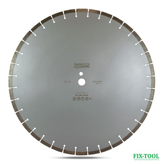 Алмазный диск по железобетону 500х25,4 мм Messer FB/M 01-15-500 №1
