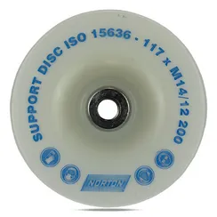 Оправка для фибровых кругов 117 мм M14 Norton Hard гладкая