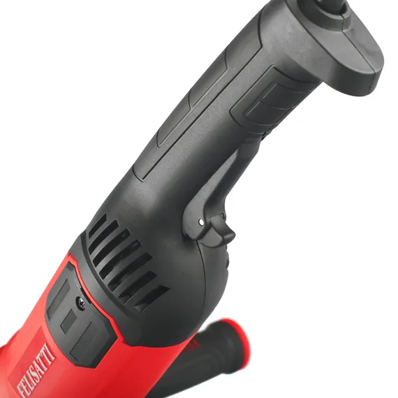 Эргономичная поворотная рукоятка и клавиша включения УШМ FELISATTI FT8501 (УШМ-230/2200М)