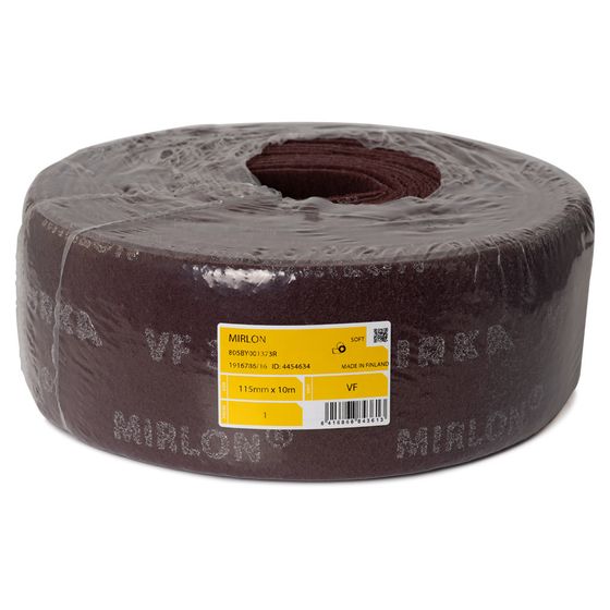 Скотч брайт MIRKA Mirlon рулон красный 115 мм x 10 м Very Fine №3