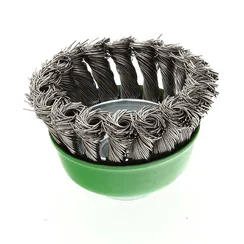 Чашечная щетка NORTON М14 0,5х65 мм пучки нержавеющая сталь