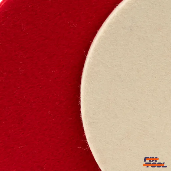 Фото полировального круга войлочного крупным планом