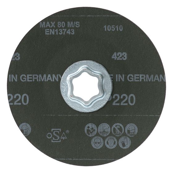 Круг фибровый PFERD CC-FS 125 A-COOL P220 №2