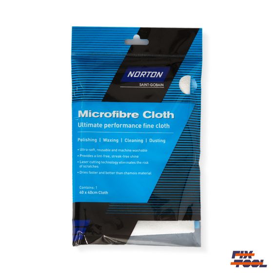 Салфетка из микрофибры Norton белая 400х400 мм №2