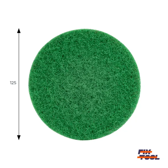 Фото №2 Круг скотч-брайт нетканый 125 мм Fix-Tool General Purpose P280