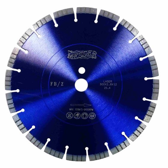 Алмазный диск Messer FB/Z по железобетону 300х25,4 мм 01-16-301 №1