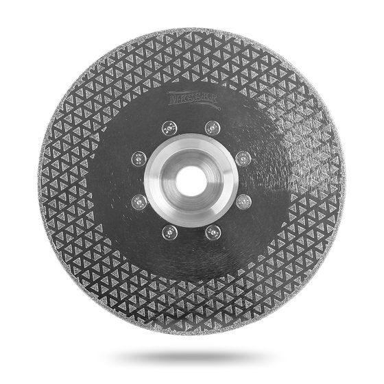 Алмазный диск по мрамору с фланцем 125 мм