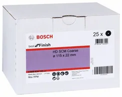 Скотч брайт Bosch круг коричневый SCM 115 мм Coarse