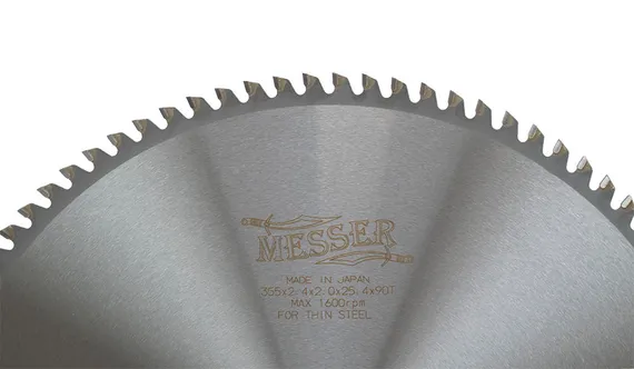 ТСТ диск по тонкой стали 355х25,4 мм Messer 10-40-358