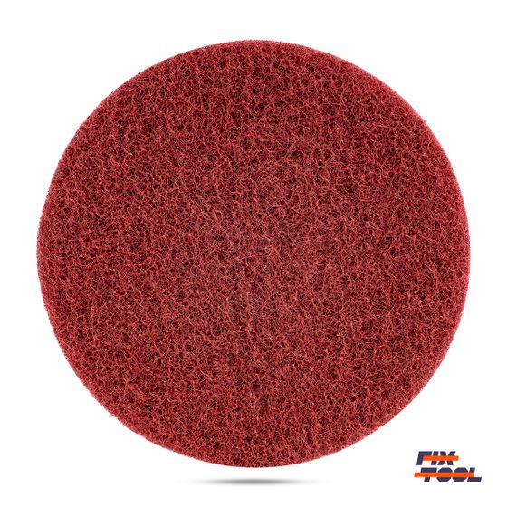 Круг скотч-брайт нетканый 125 мм Fix-Tool Medium pro P120 10 шт/уп №1 Круг скотч-брайт нетканый 125 мм Fix-Tool Medium pro P120 10 шт/уп №1