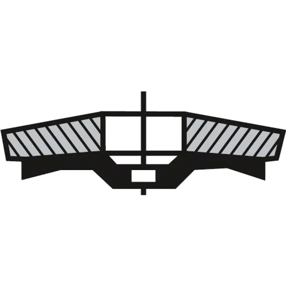Круг лепестковый торцевой Bosch 125x22 Standard for Metal X431 Р60 2608603657