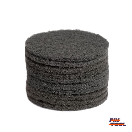 Круг скотч-брайт нетканый 125 мм Fix-Tool Ultra Fine P600 10 шт/уп №3 Круг скотч-брайт нетканый 125 мм Fix-Tool Ultra Fine P600 10 шт/уп №3