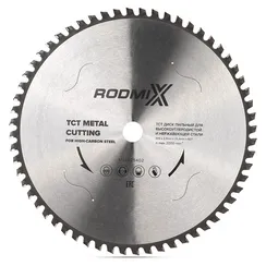 Пильный диск RODMIX 305 x 25,4 x 2,4 мм T60 по высокоуглеродистой стали