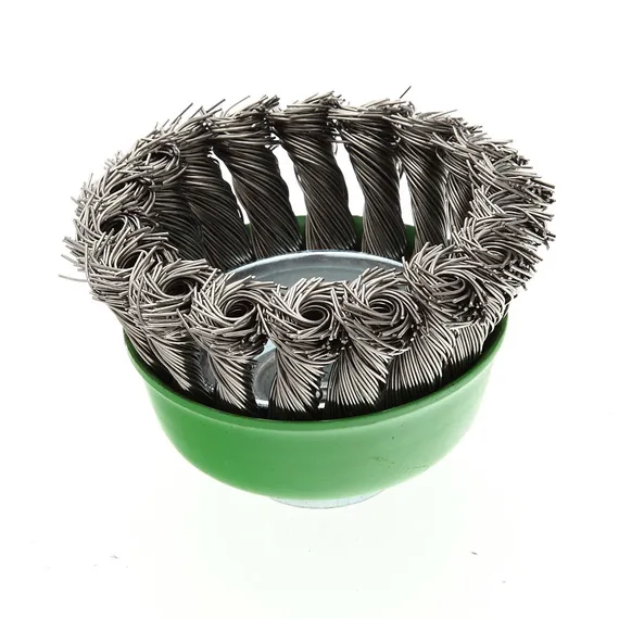 Чашечная щетка NORTON М14 0,5х65 мм пучки нержавеющая сталь