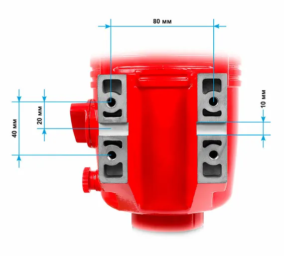 Двигатель алмазного бурения MESSER DM350Е 500мм 3,5 кВт, 360/750/1000 об/мин с PRCD