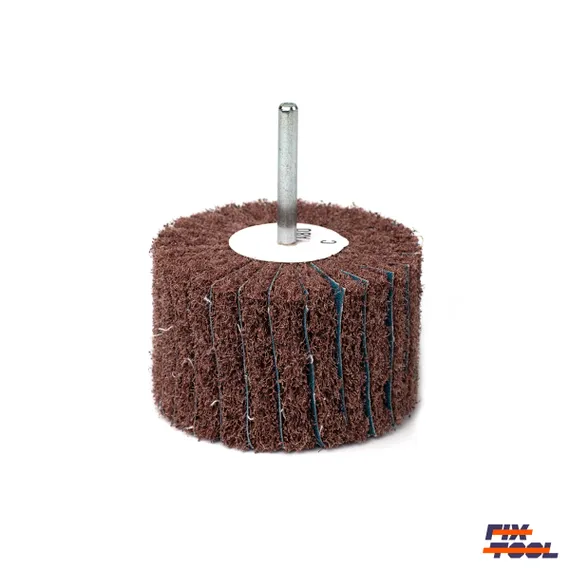 Лепестковая щетка 80x50x6 мм Fix-Tool Coarse + P80