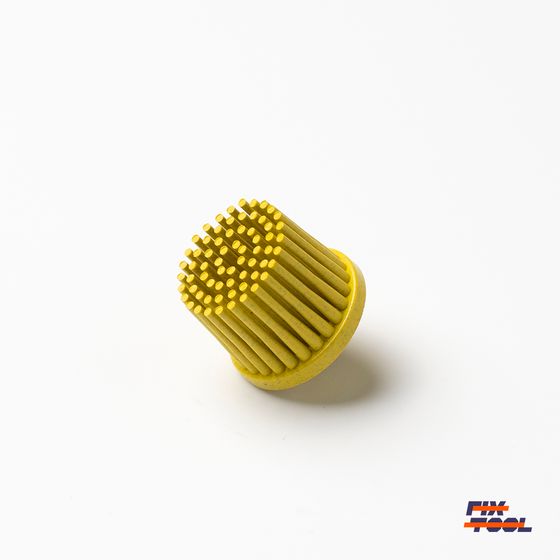 Торцевая щетка FB Bristle Желтая 25 мм P80 №2 Торцевая щетка FB Bristle Желтая 25 мм P80 №2