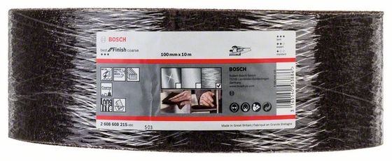 Скотч брайт Bosch рулон коричневый 100 мм x 10 м Coarse №2 Скотч брайт Bosch рулон коричневый 100 мм x 10 м Coarse №2