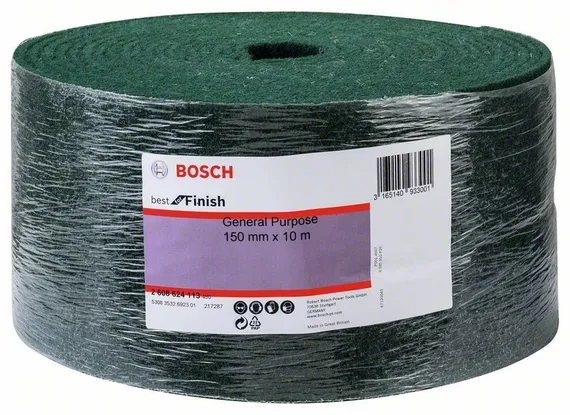 Скотч брайт Bosch рулон зеленый 150 мм x 10 м General Purpose в упаковке